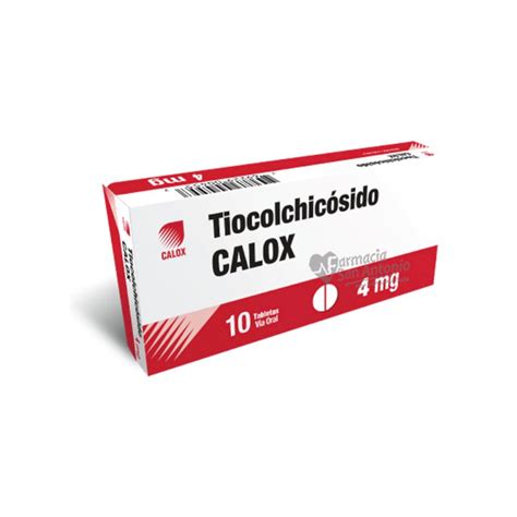 Unidad Calox Tiocolchicosido Mg X Tabs Farmacia San Antonio