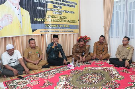 Muhammad Yani Helmi Tegaskan Pembebasan Denda Pajak Kebijakan Yang