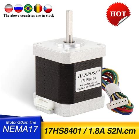 Free Shipping 1pcs Stepper Motor 4 Lead Nema17 48mm 78oz In 1 8a Nema