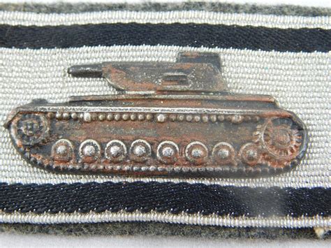 Wwii German Tank Destroyer Badge Silver Trade In Military