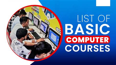 List Of Basic Computer Courses Computer Courses After Th Basic