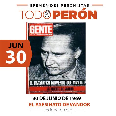 De Junio De El Asesinato De Vandor Todo Per N