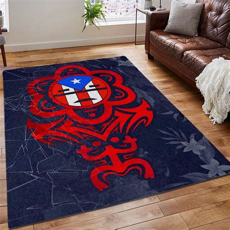 Puerto Rico Rug Puerto Rico Marlin Rug Taino Lover Area Rug Taino