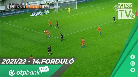 Puskás Akadémia FC ZTE FC 1 1 0 0 OTP Bank Liga 14 forduló