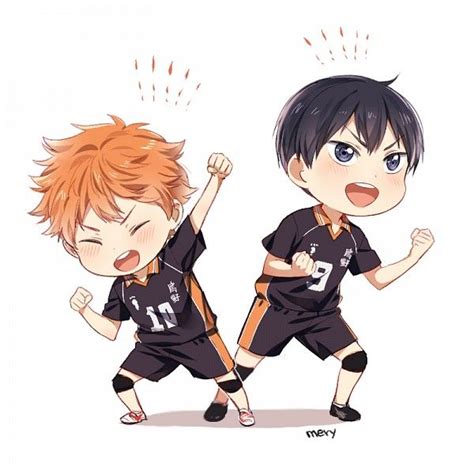 Haikyuu Tobio Kageyama Hinata Shouyou Anime Chibi Haikyuu Anime Chibi