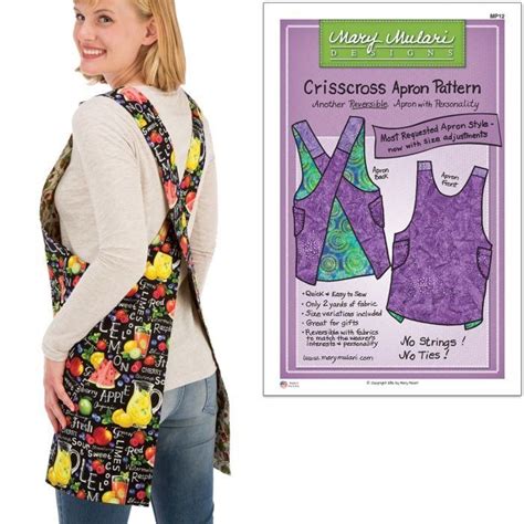 Criss Cross Apron Pattern By Mary Mulari Aprons Patterns Sewing For