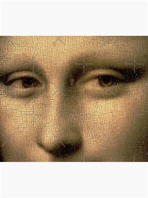 La Gioconda Detail Mona Lisa By Leonardo Da Vinci Sticker For