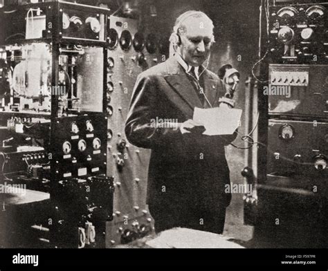 Guglielmo Marconi 1st Marquis Of Marconi 1874 1937 Italian Inventor And Electrical Engineer