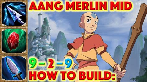 Smite How To Build Merlin Aang Merlin Mid Middle Lane How To