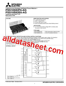 Pss S F Ag Datasheet Pdf Mitsubishi Electric Semiconductor