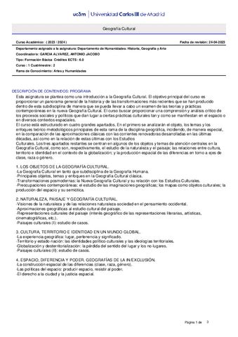 GUIA DOCENTE Geografia Cultural Pdf