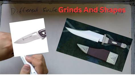 Knife Grinds And Blade Shapes YouTube