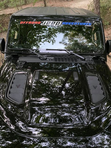 Rubicon Hood Vents Wrangler Jlgladiator Jt Valkyrie Off Road Gear