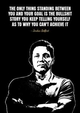 Jordan Belfort Quotes Poster Picture Metal Print Paint By Iwak