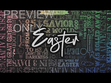 Handwritten Easter Title Still Freebridge Media Worshiphouse Media