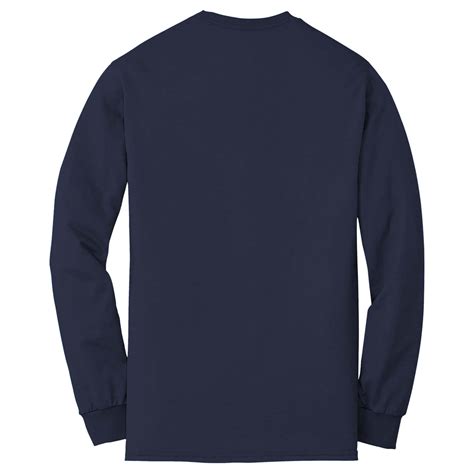 Gildan 8400 Dryblend Long Sleeve T Shirt Navy Full Source