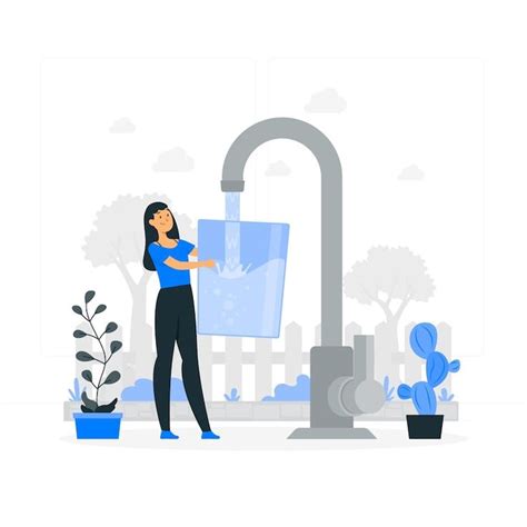 Free Vector Water Concept Illustration Vector Free Safe Cleaning