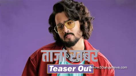 Taaza Khabar Teaser Bhuvan Bam Shares His Action Avatar For The First Time