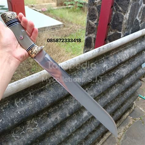 Jual Golok Pisau Sembelih Cantik Baja Modern BOHLER K110 Super Tajam