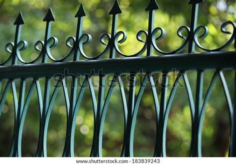 Steel Fence Stock Photo 183839243 Shutterstock