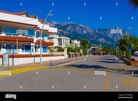 The Road And Street At Kemer Antalya Turkey Stock Photo Alamy