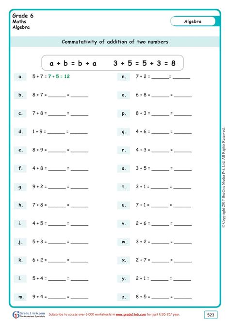 The Printable Worksheet For Adding Two Numbers