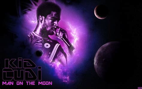 HD wallpaper: Kid cudi, Man of the moon, Microphone, Album, Cover, arts ...