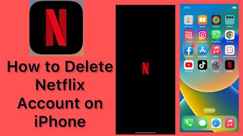 How To Delete Netflix Account On Iphone Or Android Youtube