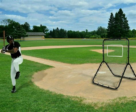 Baseball Rebounder Softball Throw Pitch Back Training Net Outdoor Game