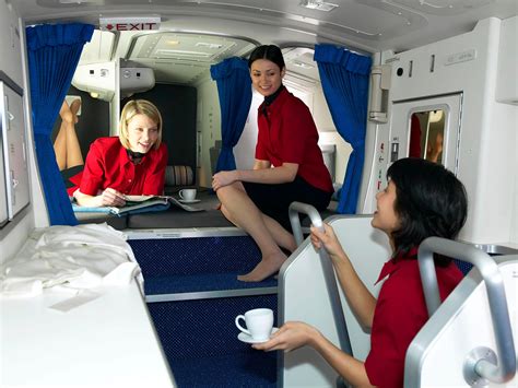 See The Secret Airplane Bedrooms Where Flight Attendants Sleep On Long