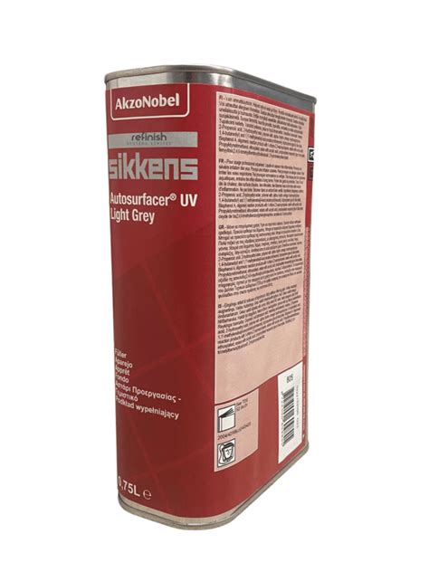 Sikkens Autosurfacer UV Curing Primer 750ML Refinish Systems