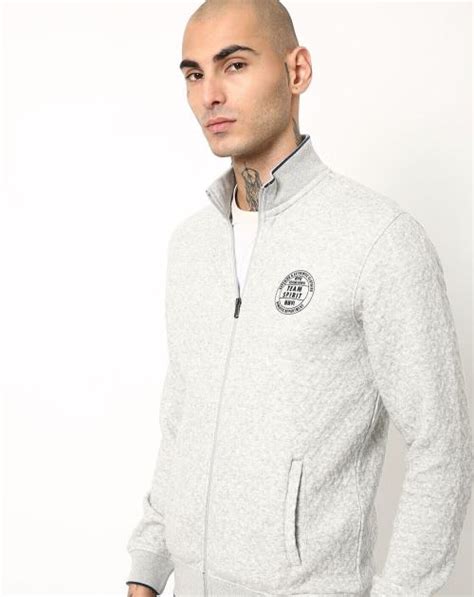 Buy Quilted Zip Front Sweatshirt Online At Best Prices In India Jiomart