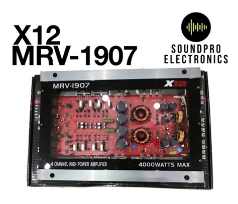 X Mrv W Channel High Power Amplifier Lazada Ph