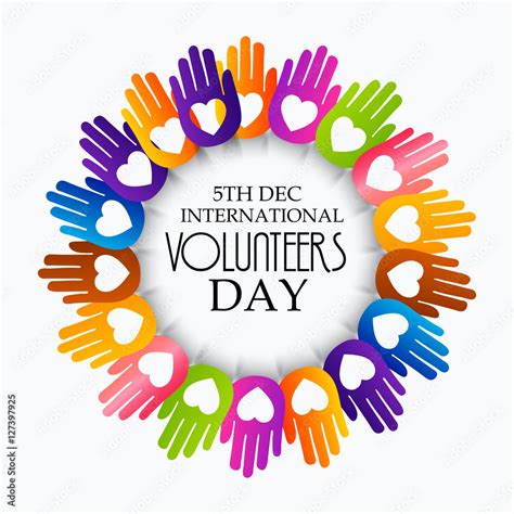 International Volunteers Day Foto De Stock Adobe Stock