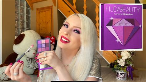 Prima Impresie Despre Paleta Huda Beauty Amethyst Obsessions Makeup