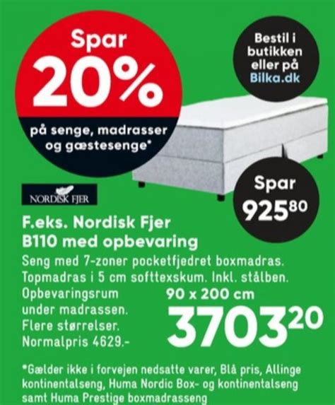 Nordisk Fjer Seng Bilka Februar Alle Tilbudsavis