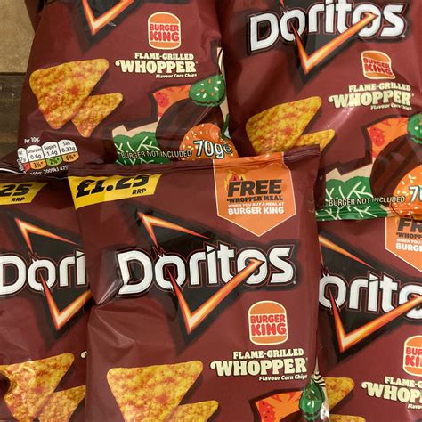 6x Doritos Burger King Flame Grilled Whopper Tortilla Chips Share Bags