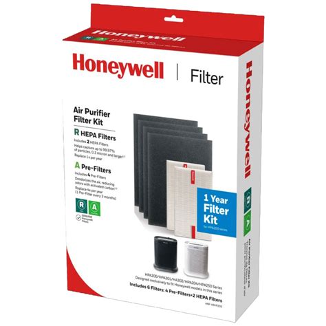 Honeywell Hrf Arvp200 Hepa Filter Combo Pack For Hpa200 Series Air Purifiers