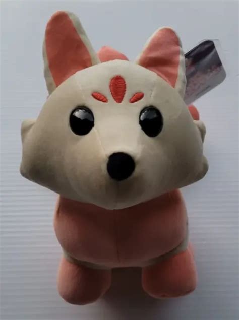 Adopt Me Kitsune Stuffed Plush With Roblox Virtual Code New With