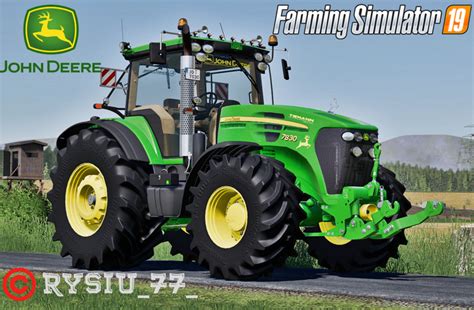 Fs19 John Deere 7030 Series V 40 7000er Mod Für Farming Simulator 19