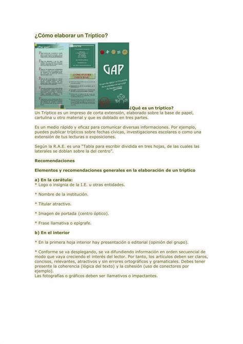 PDF Cómo elaborar un Tríptico DOKUMEN TIPS