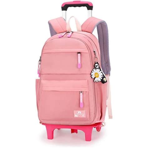 Cartable A Roulette Fille Sac A Dos Roulettes Tanche Pour Filles Sac