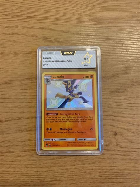 Hidden Fates Pok Mon Graded Card Pca Lucario Shiny Catawiki