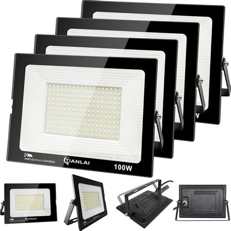 Megaluz Reflector Led Para Exterior W Luz Blanca Fr A Ip K