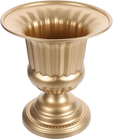 Amazon Homsfou Metal Wedding Trumpet Vase Stand Gold Urn Vase