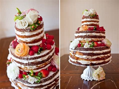 Guia Festas e Eventos Naked Cake o bolo inovador que está conquistando as noivas