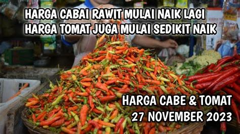 Harga Cabai Hari Ini November Info Harga Cabe Rawit Hari Ini