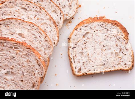 Sliced Multigrain Bread Stock Photo Alamy