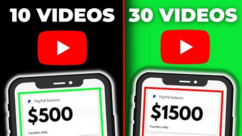 1 Video 50 Get Paid 1500 A Day Watching YouTube Videos How