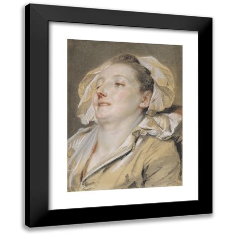 Jean Baptiste Greuze X Black Modern Framed Museum Art Print Titled